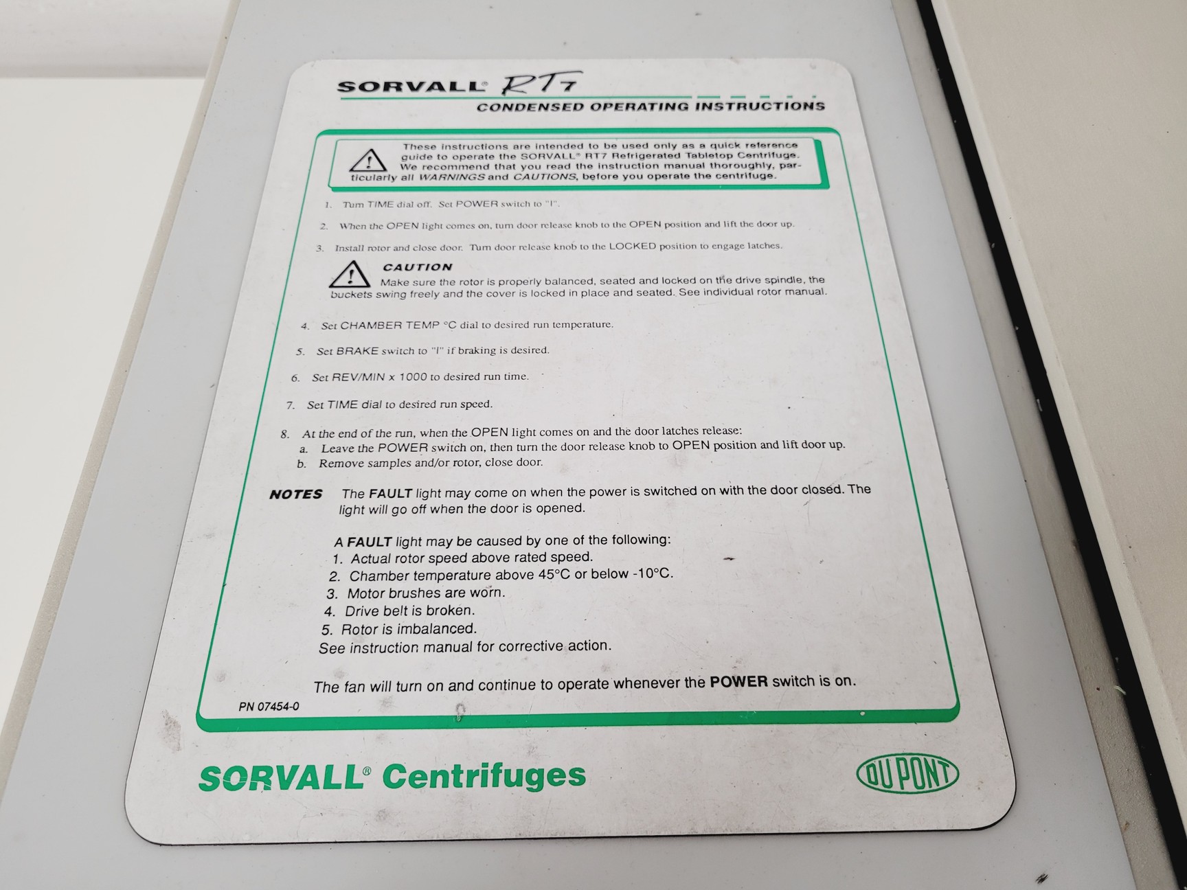 Image of Sorvall RT7 Plus Refrigerated Benchtop Centrifuge w/ RTH-250 Rotor Lab