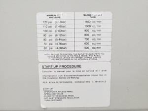 Thumbnail image of Whatman/Parker Balston UHP Nitrogen Generator Model 76-94-220