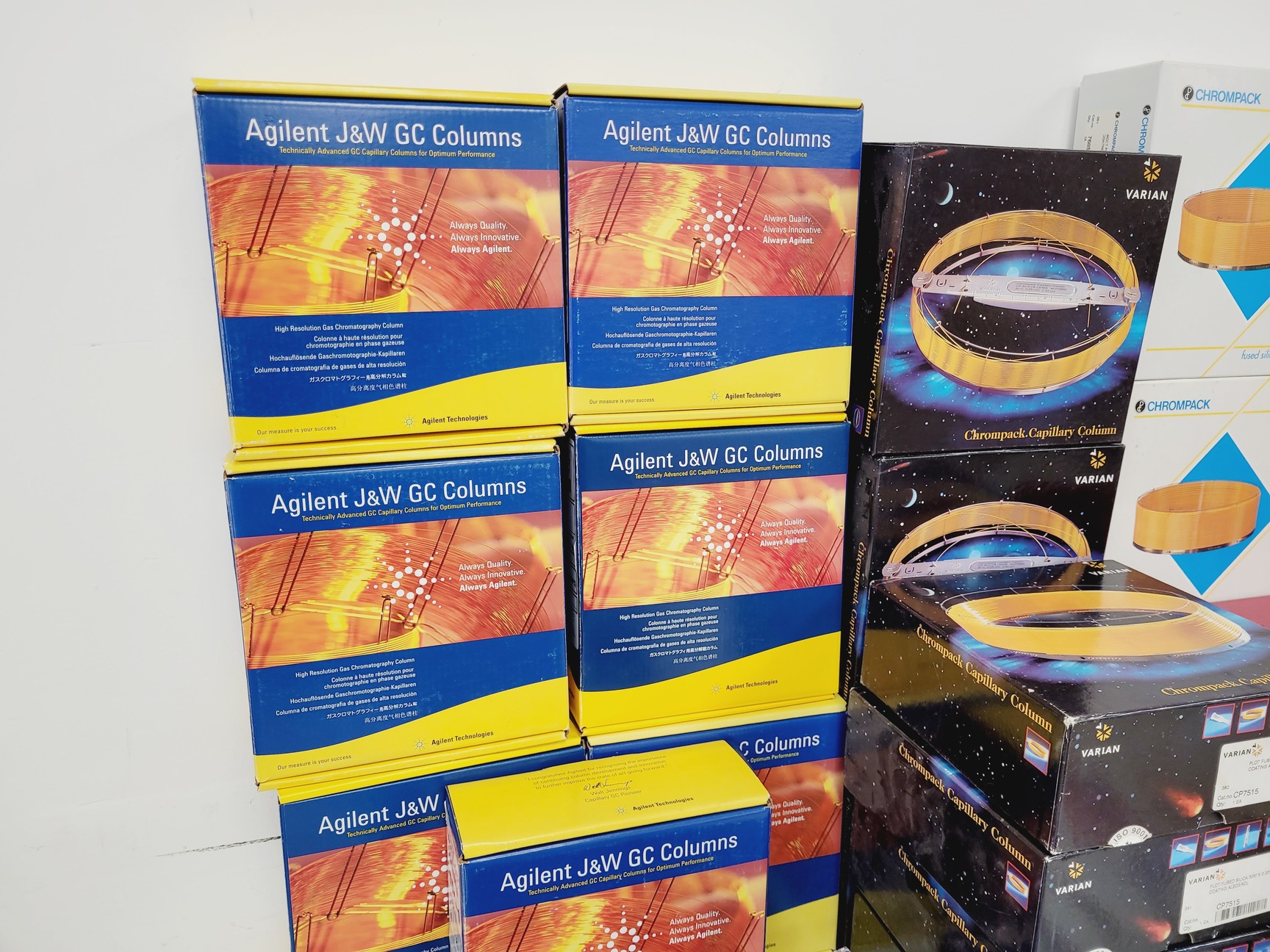 Image of Job Lot 43 x Various GC Columns Mixed Brands Varian, Agilent, Chrompack