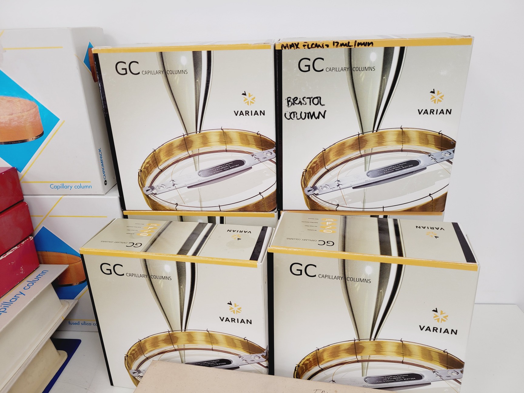 Image of Job Lot 43 x Various GC Columns Mixed Brands Varian, Agilent, Chrompack