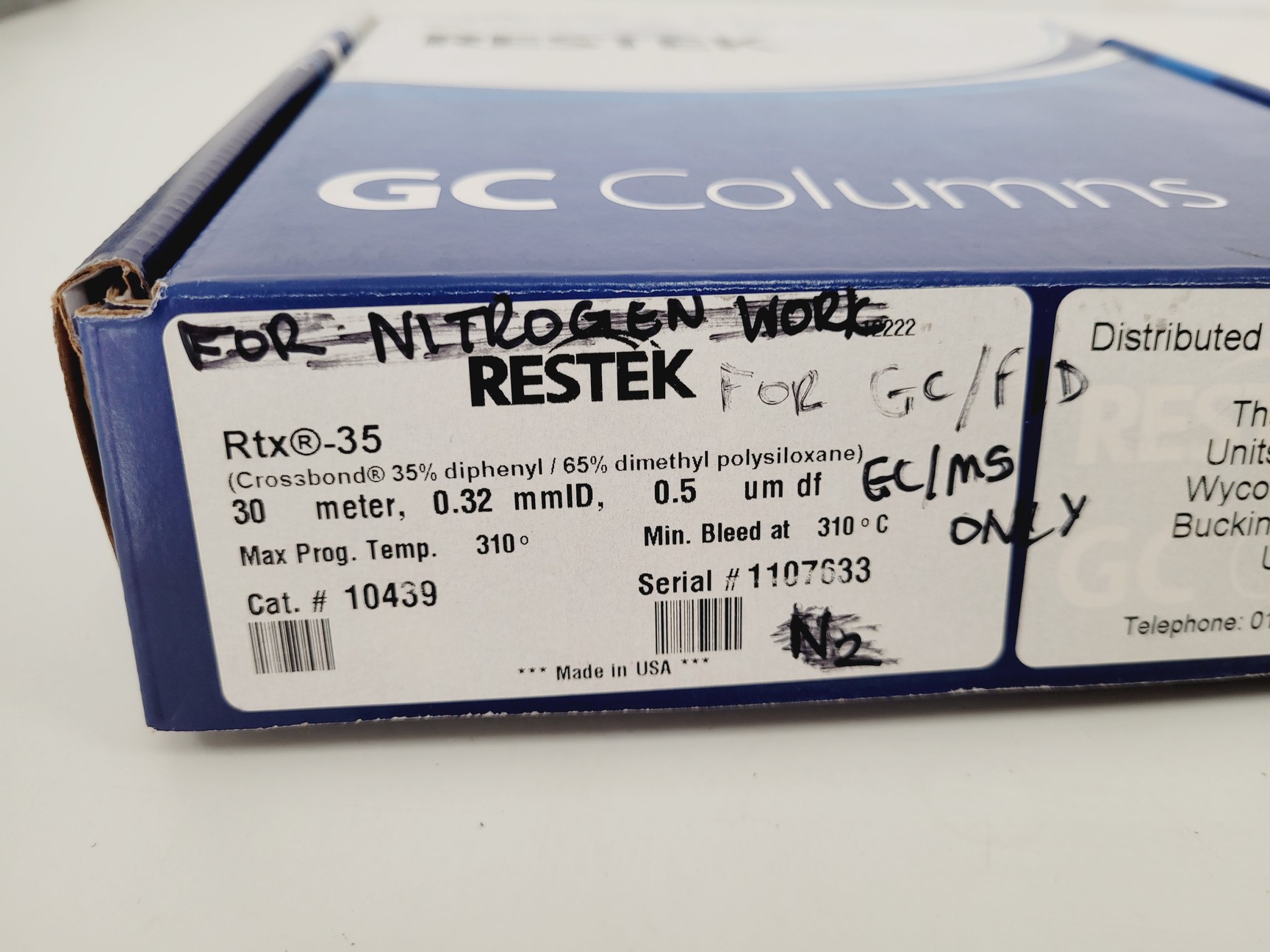 Image of Job Lot 43 x Various GC Columns Mixed Brands Varian, Agilent, Chrompack