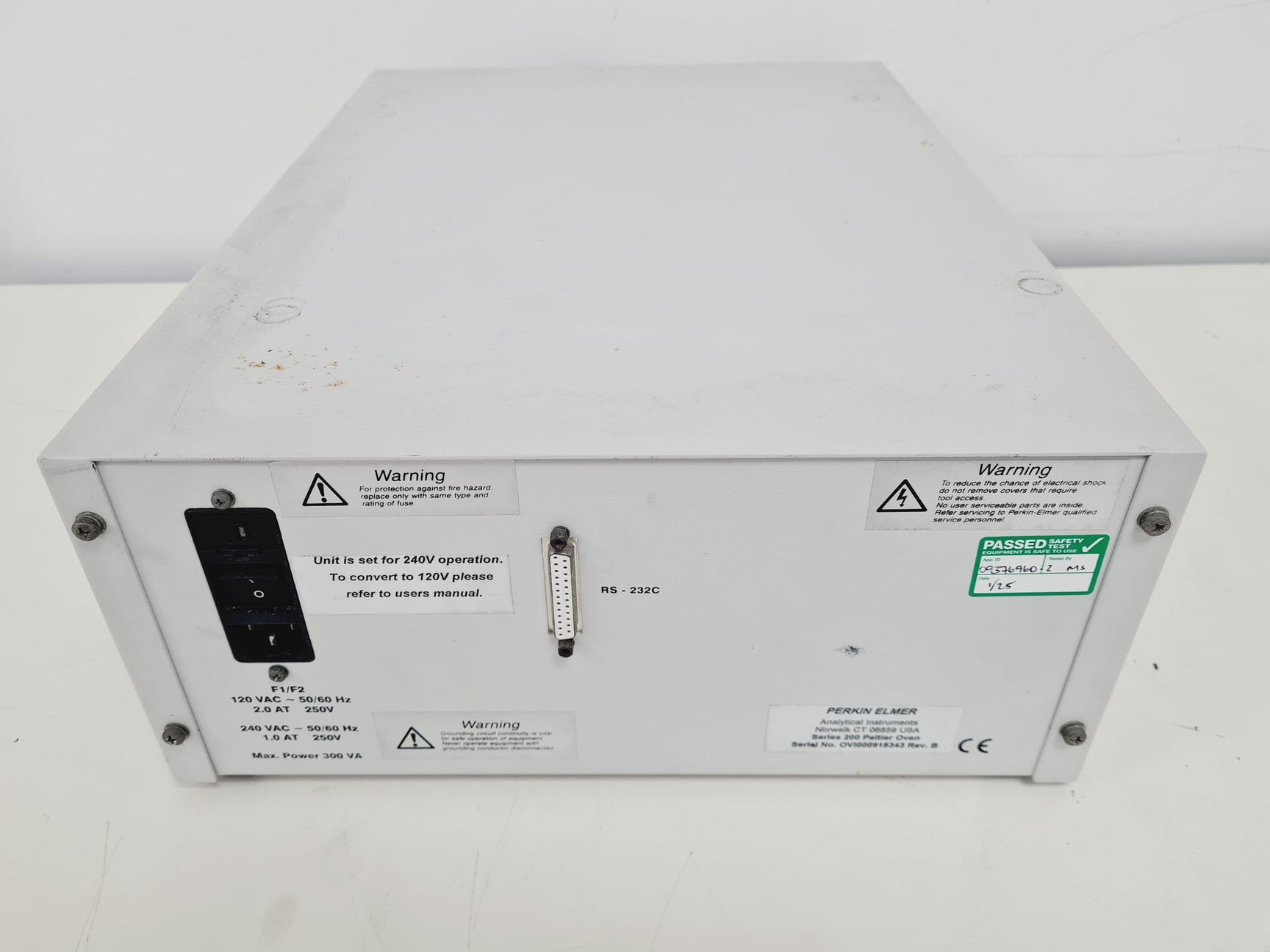 Image of Perkin Elmer Series 200 Peltier Column Oven Lab