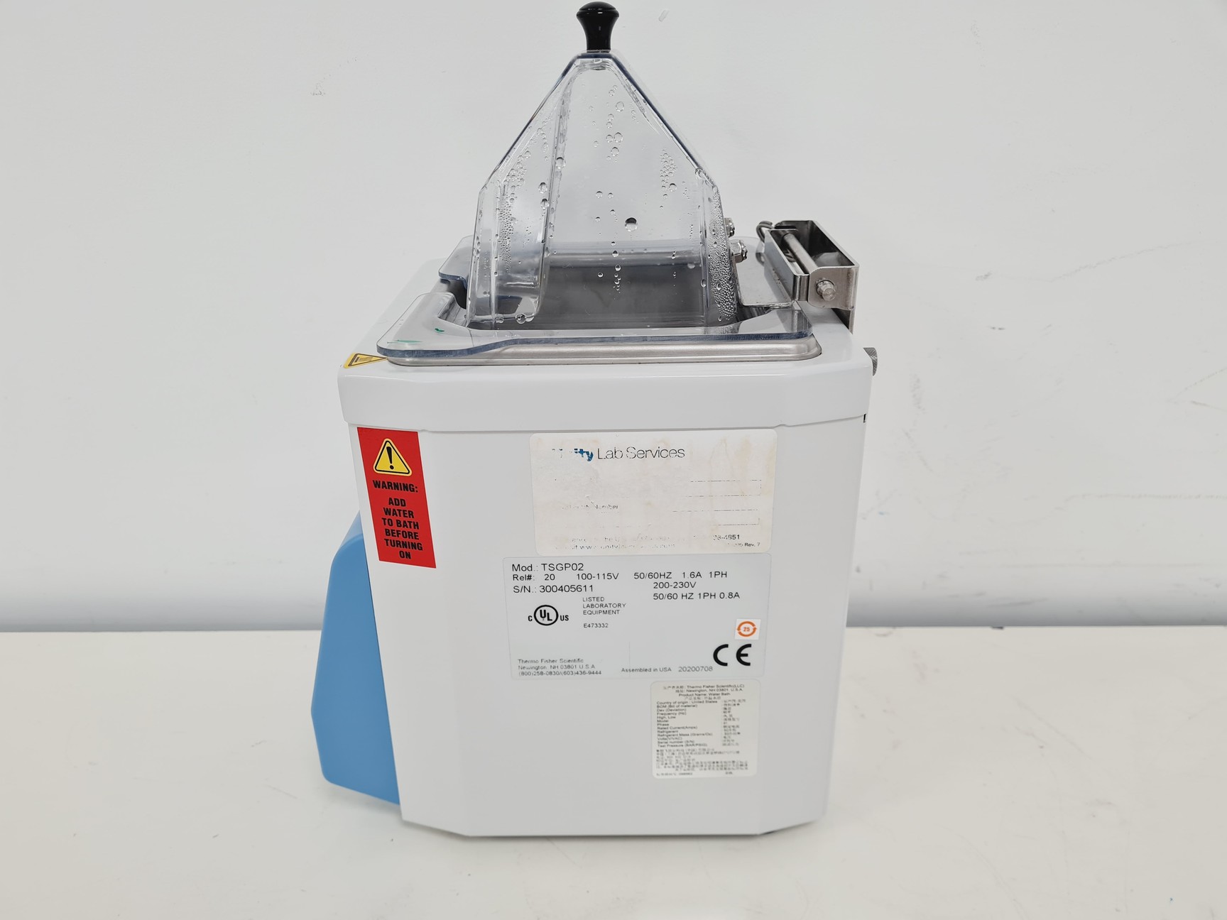 Image of Thermo Scientific 2 Litre Precision GP 02 TSGP02 Water Bath Lab