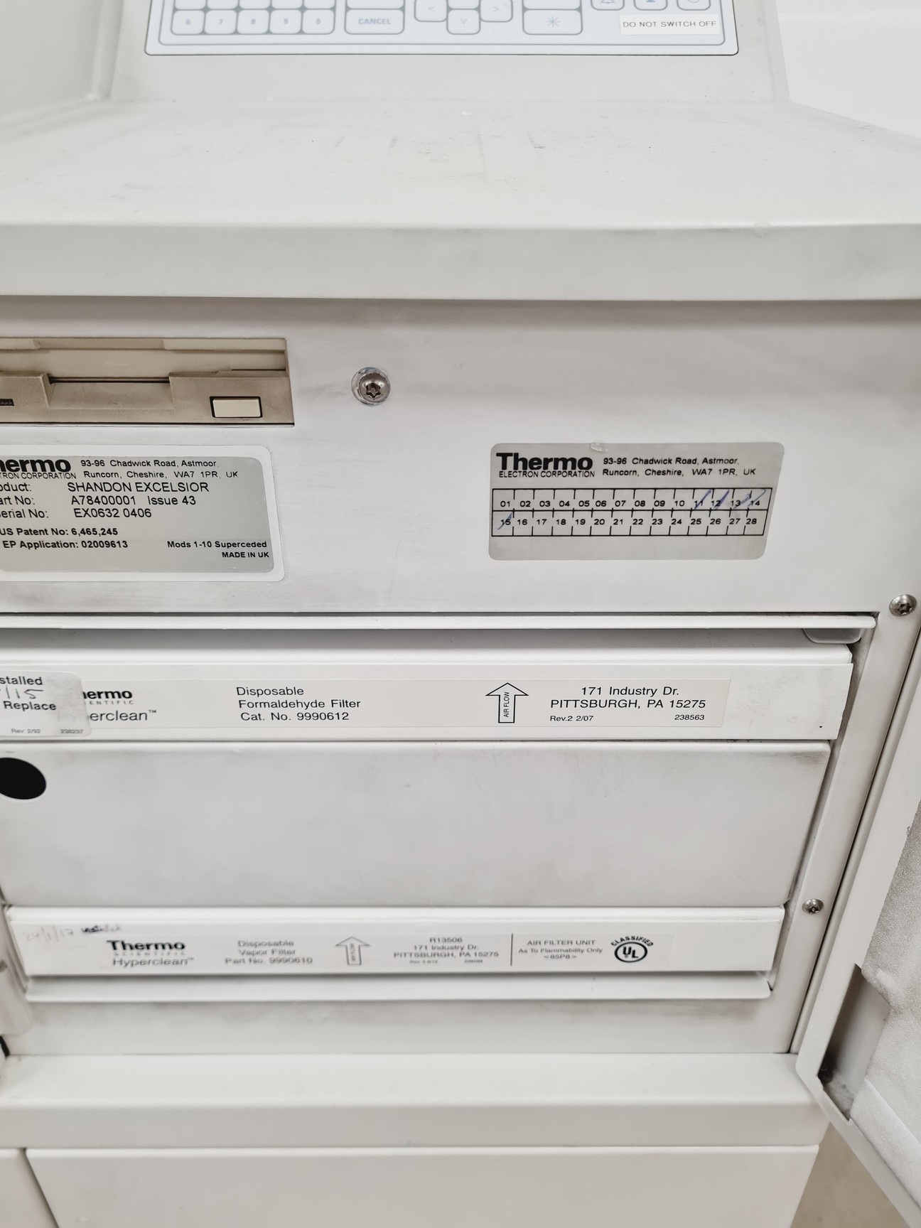 Image of Thermo Electron Corporation Shandon Excelsior Tissue Processor - No Monitor S/R