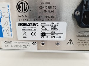 Thumbnail image of Lachat QuikChem 8500 Series 2 Flow Injection Analysis System w/ Software Lab