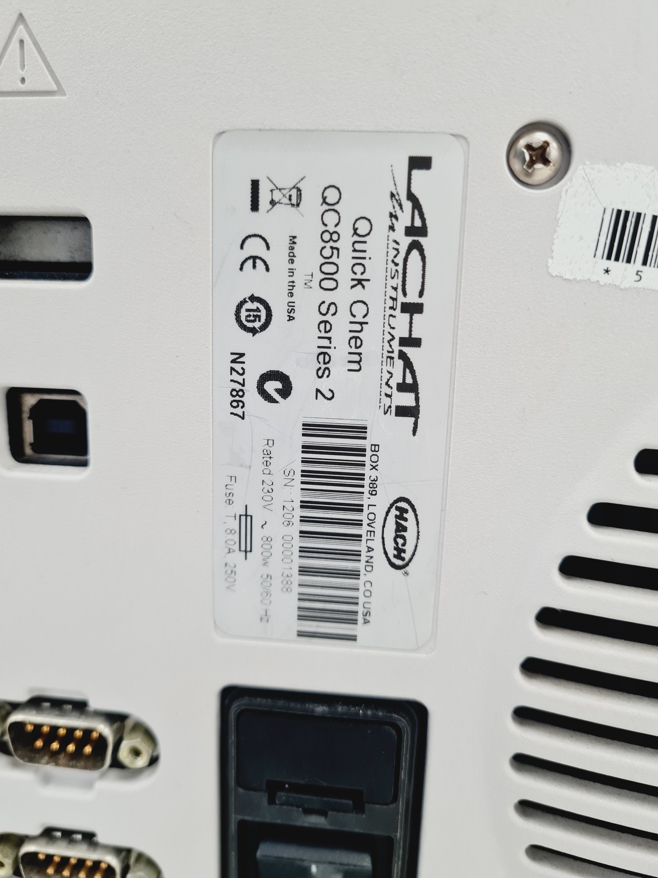 Image of Lachat QuikChem 8500 Series 2 Flow Injection Analysis System w/ Software Lab