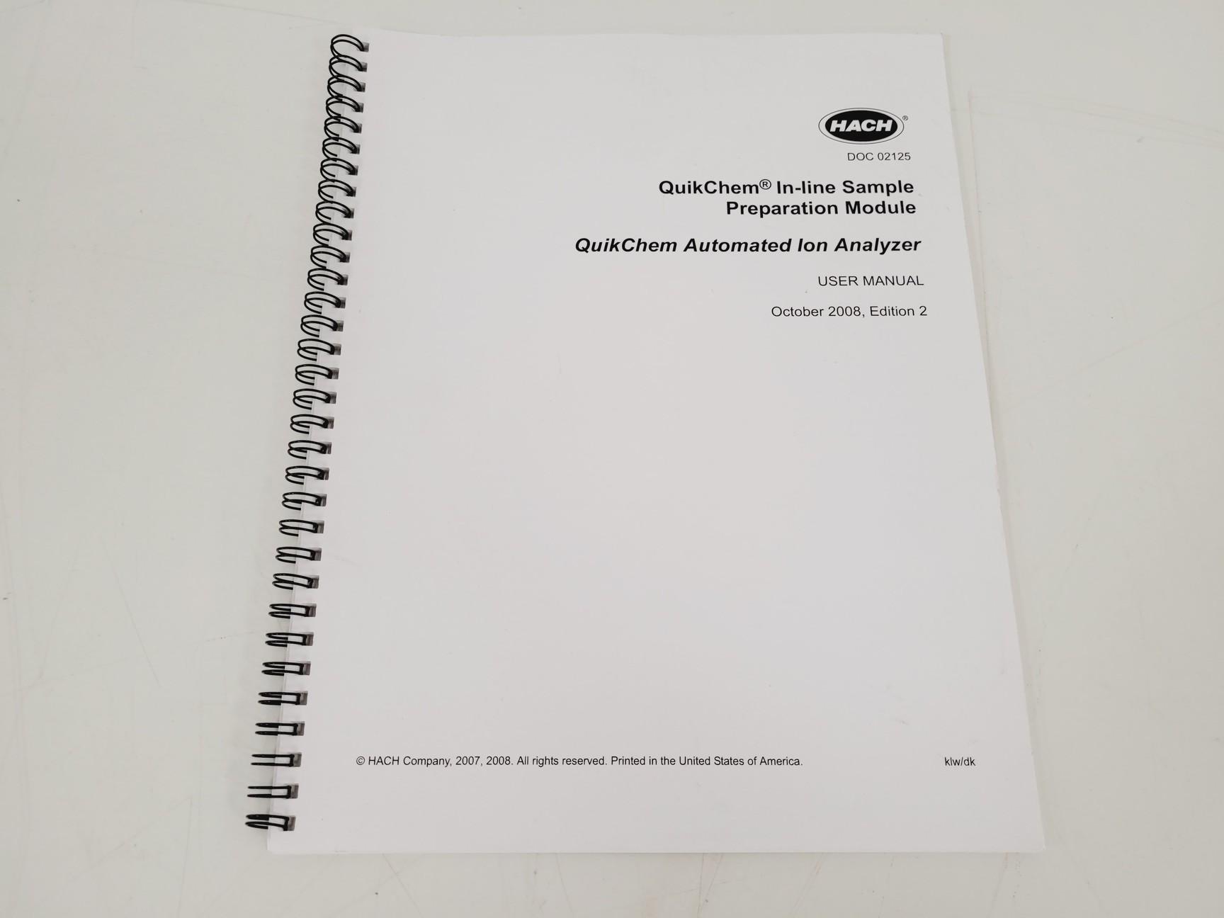 Image of Lachat QuikChem 8500 Series 2 Flow Injection Analysis System w/ Software Lab