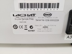 Thumbnail image of Lachat QuikChem 8500 Series 2 Flow Injection Analysis System w/ Software Lab