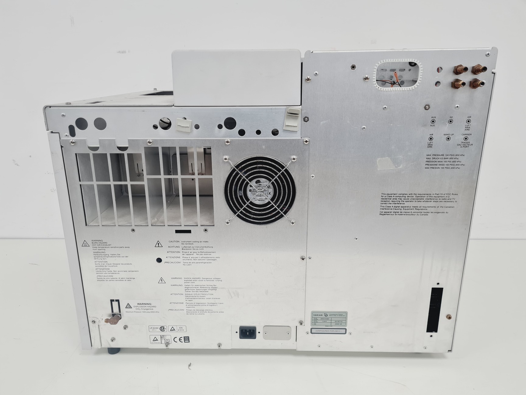 Varian 4000 GC/MS Gas Chromatograph 3800/3380 Lab