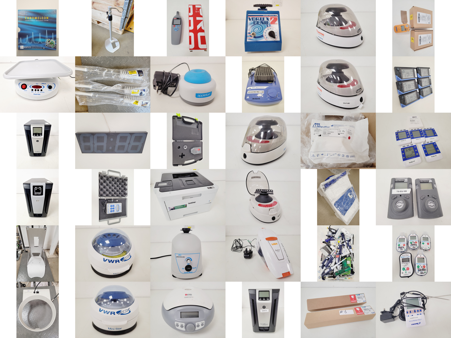 Image of Mixed Job Lot Of Laboratory Equipment - Dionex, Grant-Bio, VWR, Fisherbrand Lab