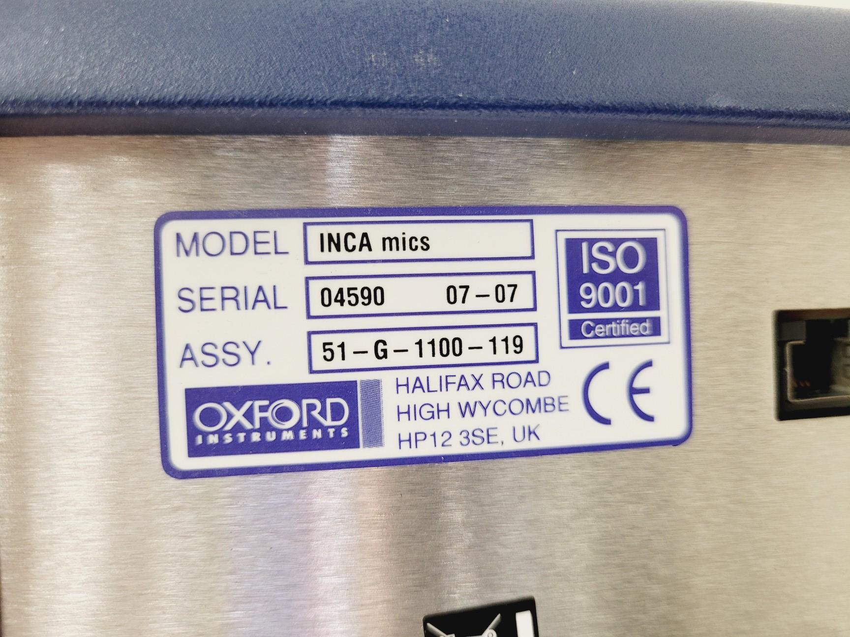 Inca Oxford Instruments Software Oxford Instruments INCA X-Stream & INCA MICS Microanalysis System Lab