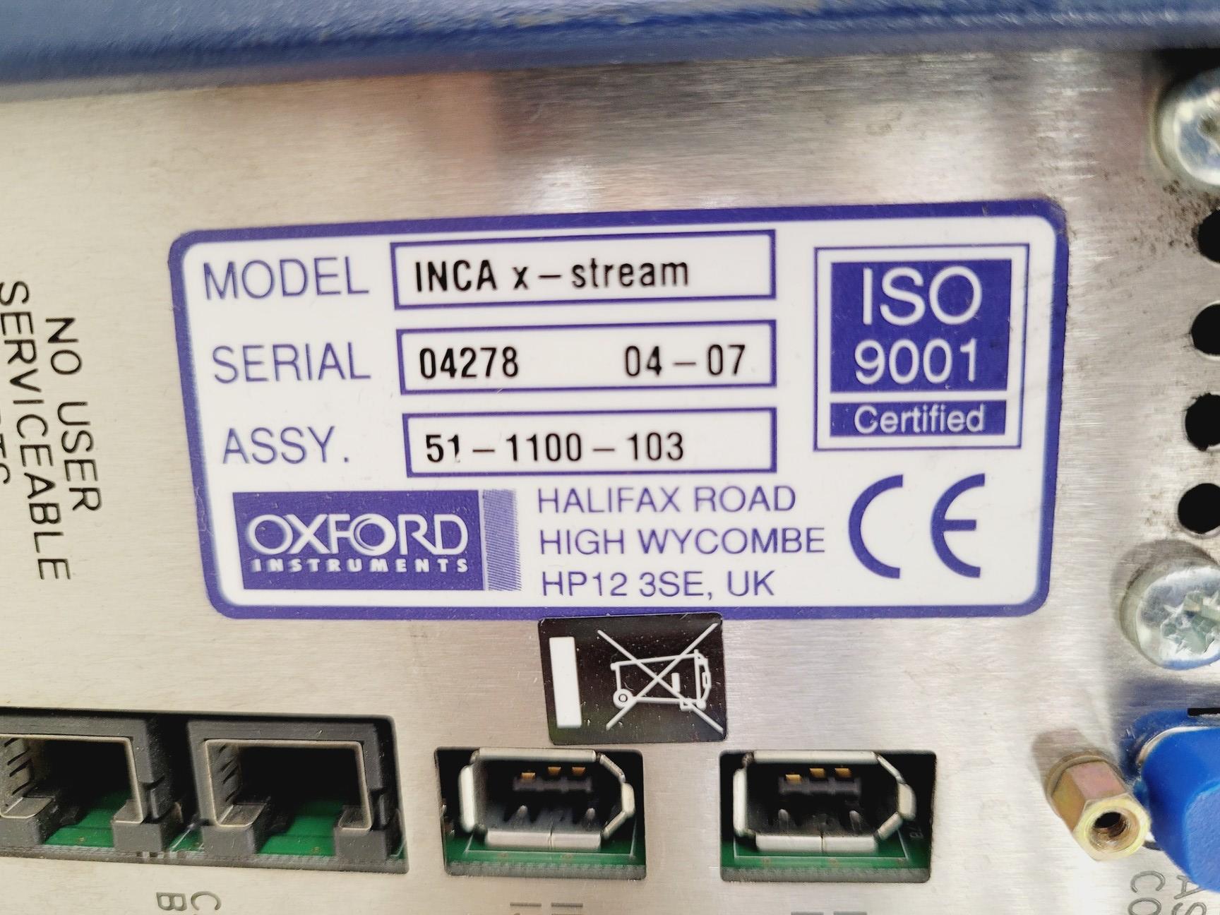 Inca Oxford Instruments Software Oxford Instruments INCA X-Stream & INCA MICS Microanalysis System Lab