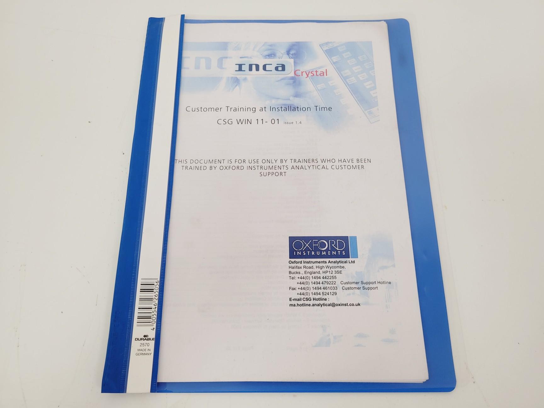 Inca Oxford Instruments Software Oxford Instruments INCA X-Stream & INCA MICS Microanalysis System Lab
