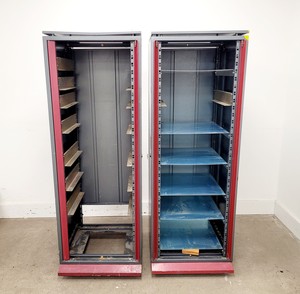 Thumbnail image of 2 x Server Racks with Shelving and Shared Key