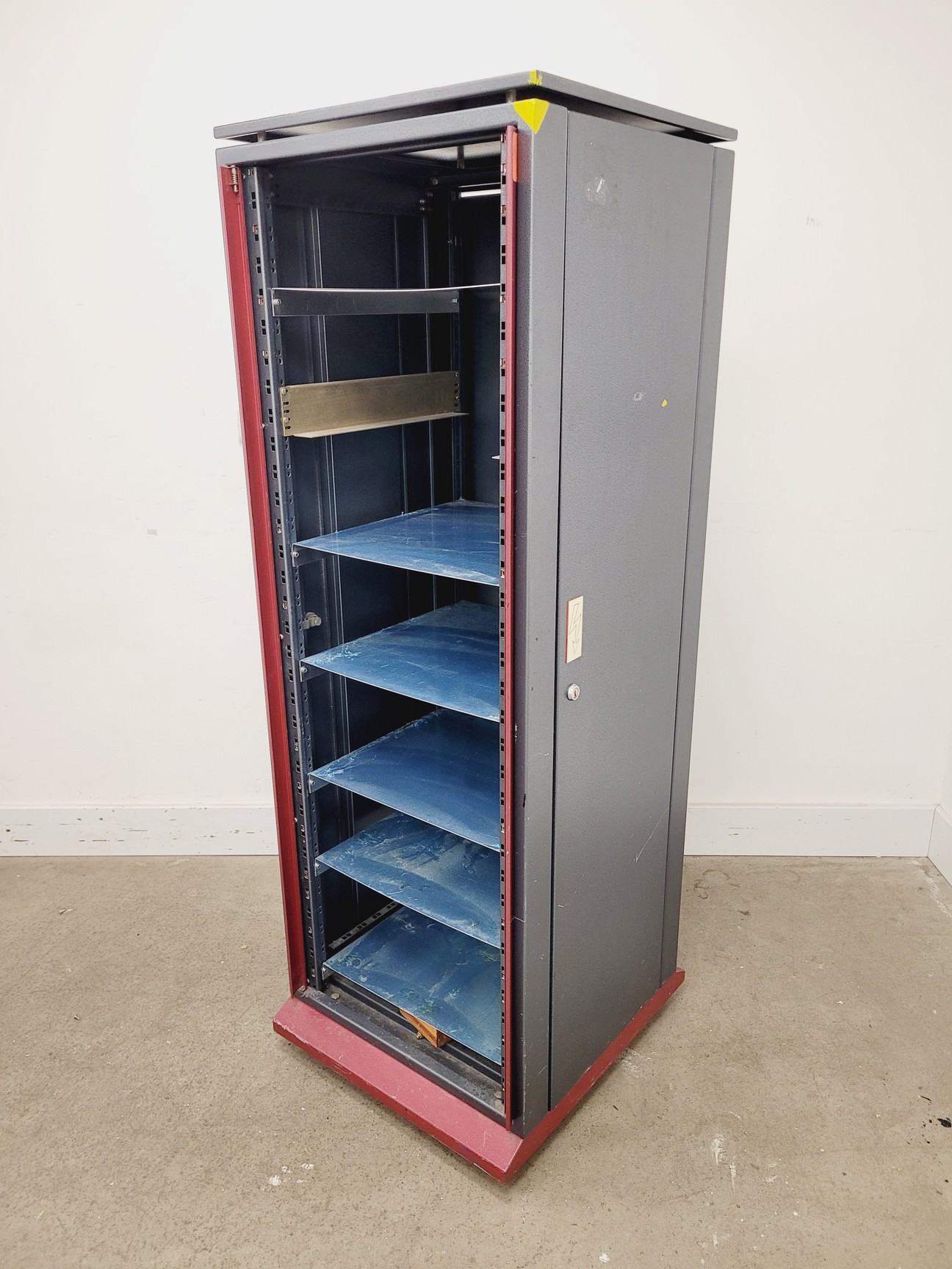 Image of 2 x Server Racks with Shelving and Shared Key