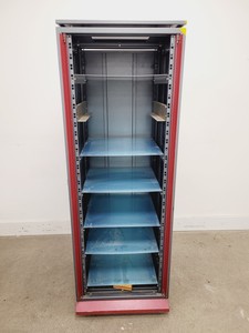 Thumbnail image of 2 x Server Racks with Shelving and Shared Key
