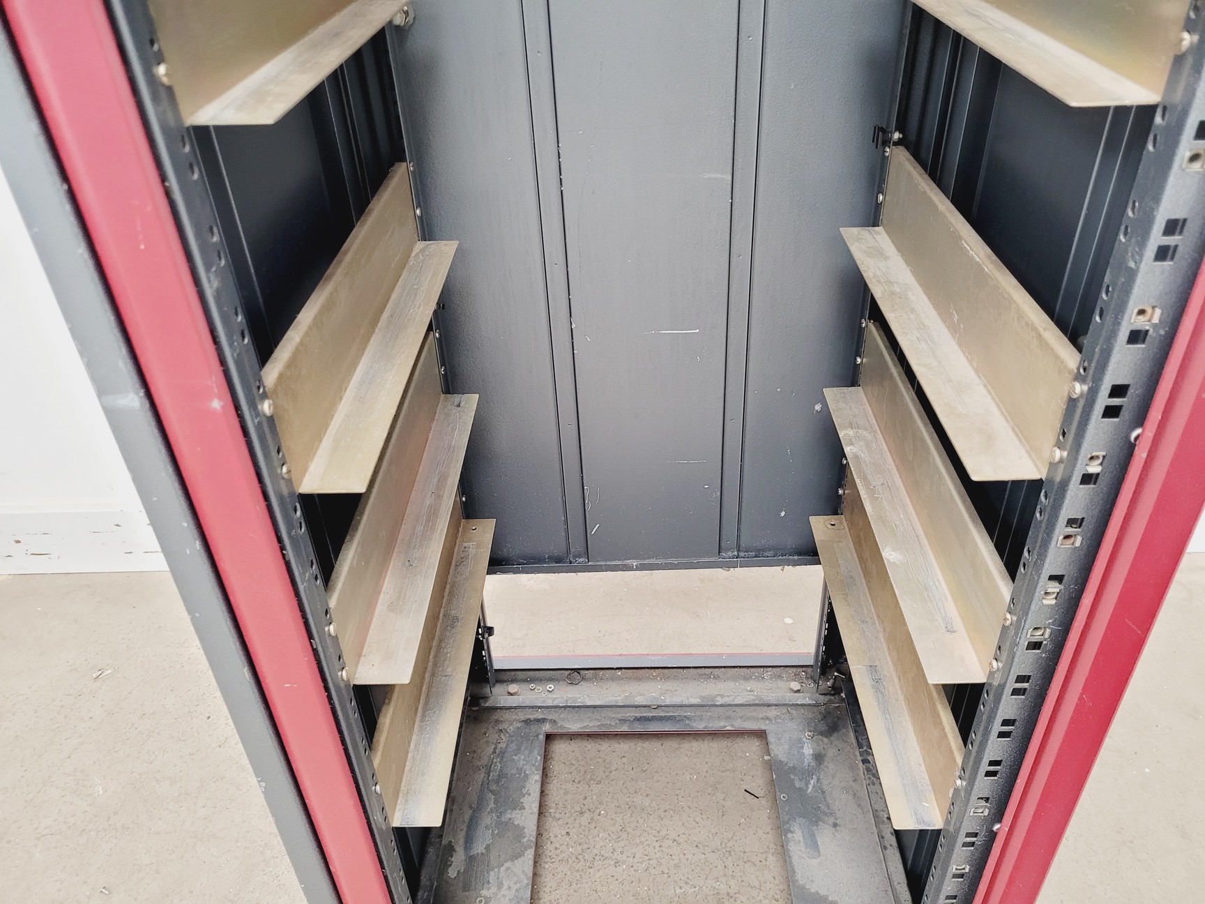 Image of 2 x Server Racks with Shelving and Shared Key