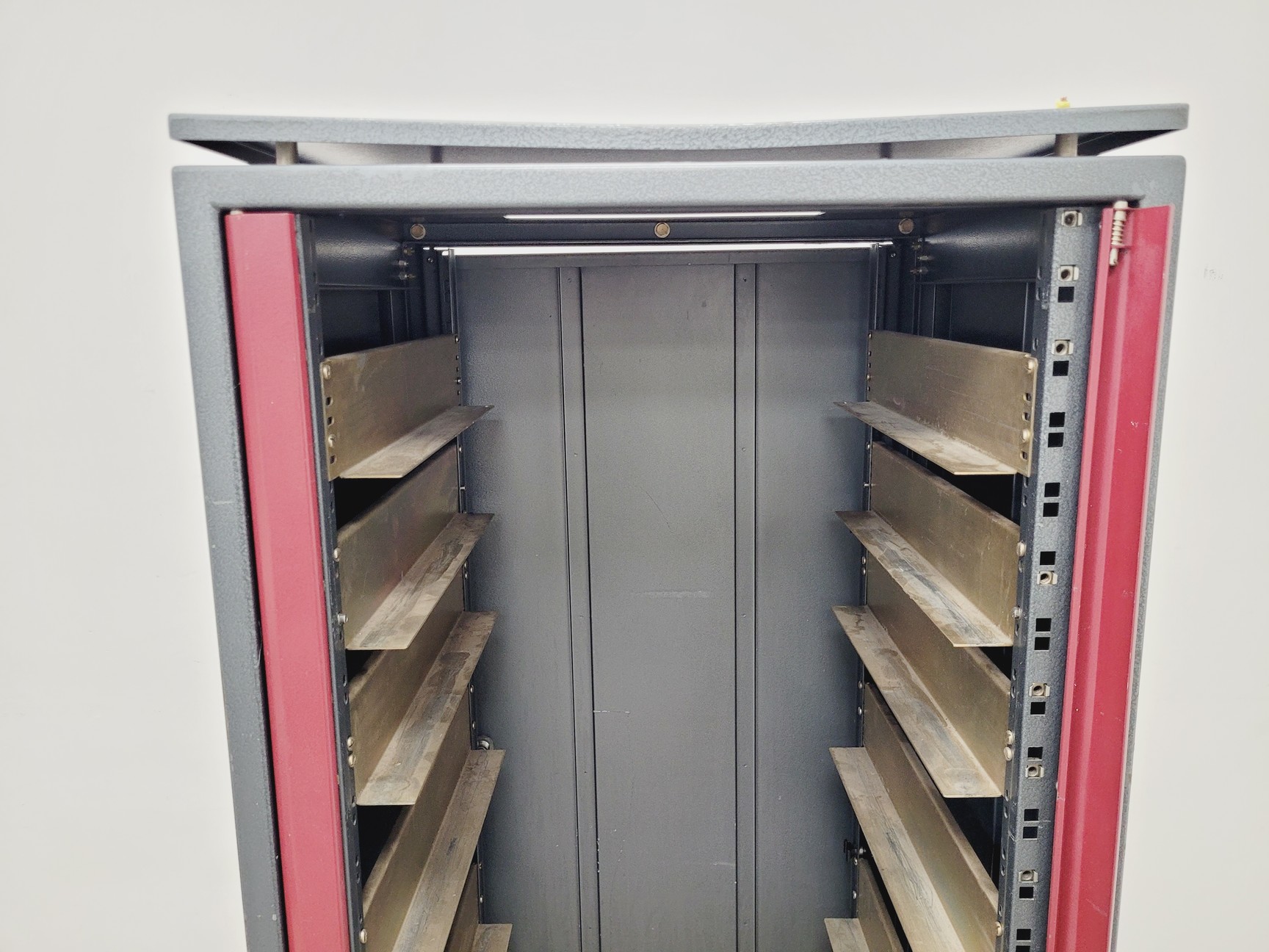 Image of 2 x Server Racks with Shelving and Shared Key