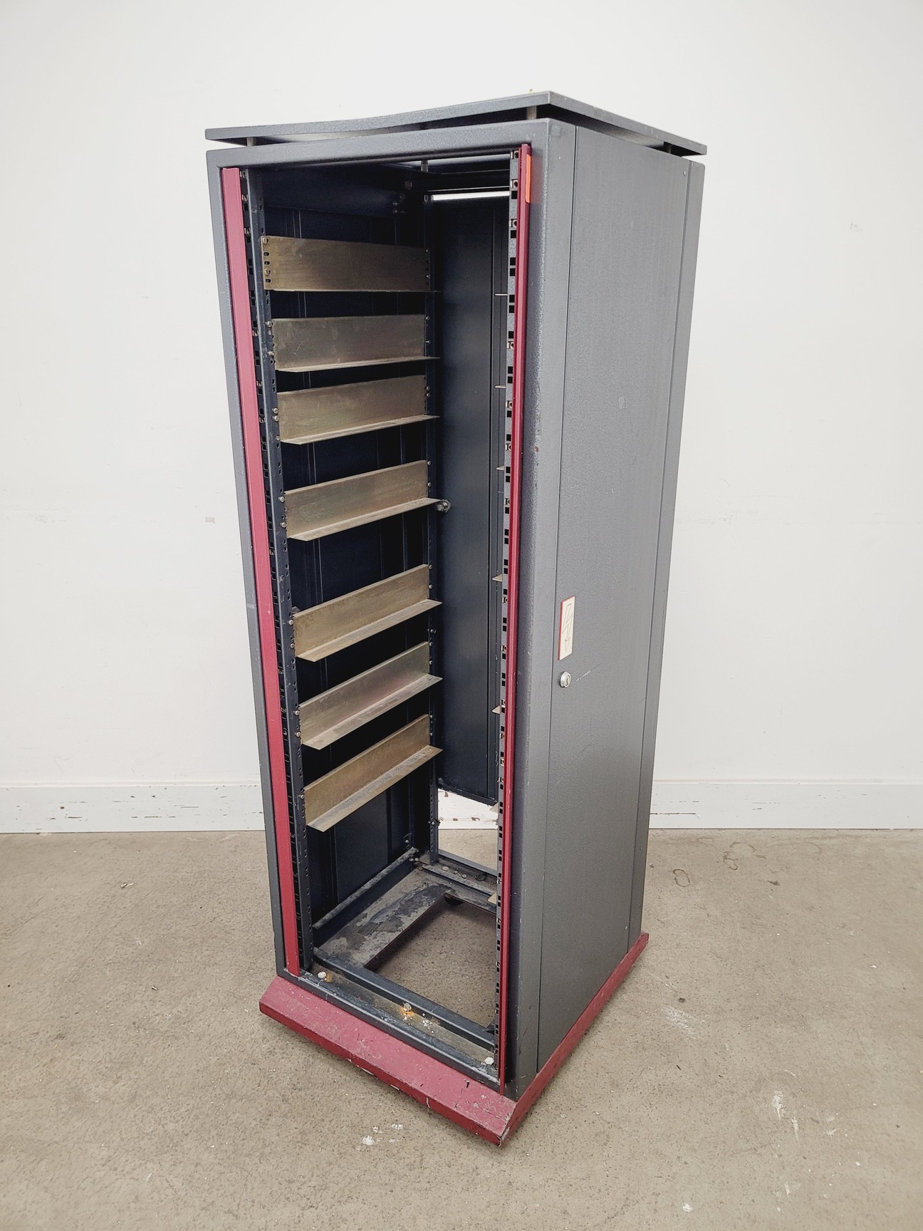Image of 2 x Server Racks with Shelving and Shared Key