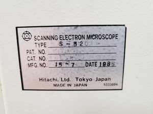 Thumbnail image of Hitachi S-520 Scanning Electron Microscope System - Spares/Repair Lab
