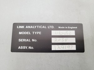 Thumbnail image of Link Analytical eXL Model 1100-012 X-Ray Imaging & Analysis System Spares/Repair