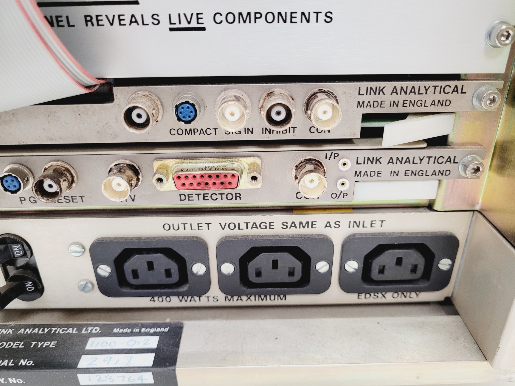 Image of Link Analytical eXL Model 1100-012 X-Ray Imaging & Analysis System Spares/Repair