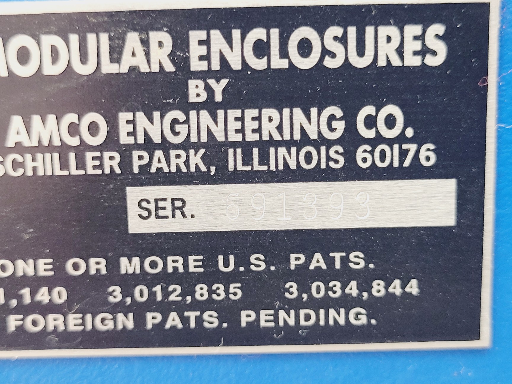 Image of Amco Modular Enclosures Cabinet SVT Associates Molecular Beam Epitaxy 