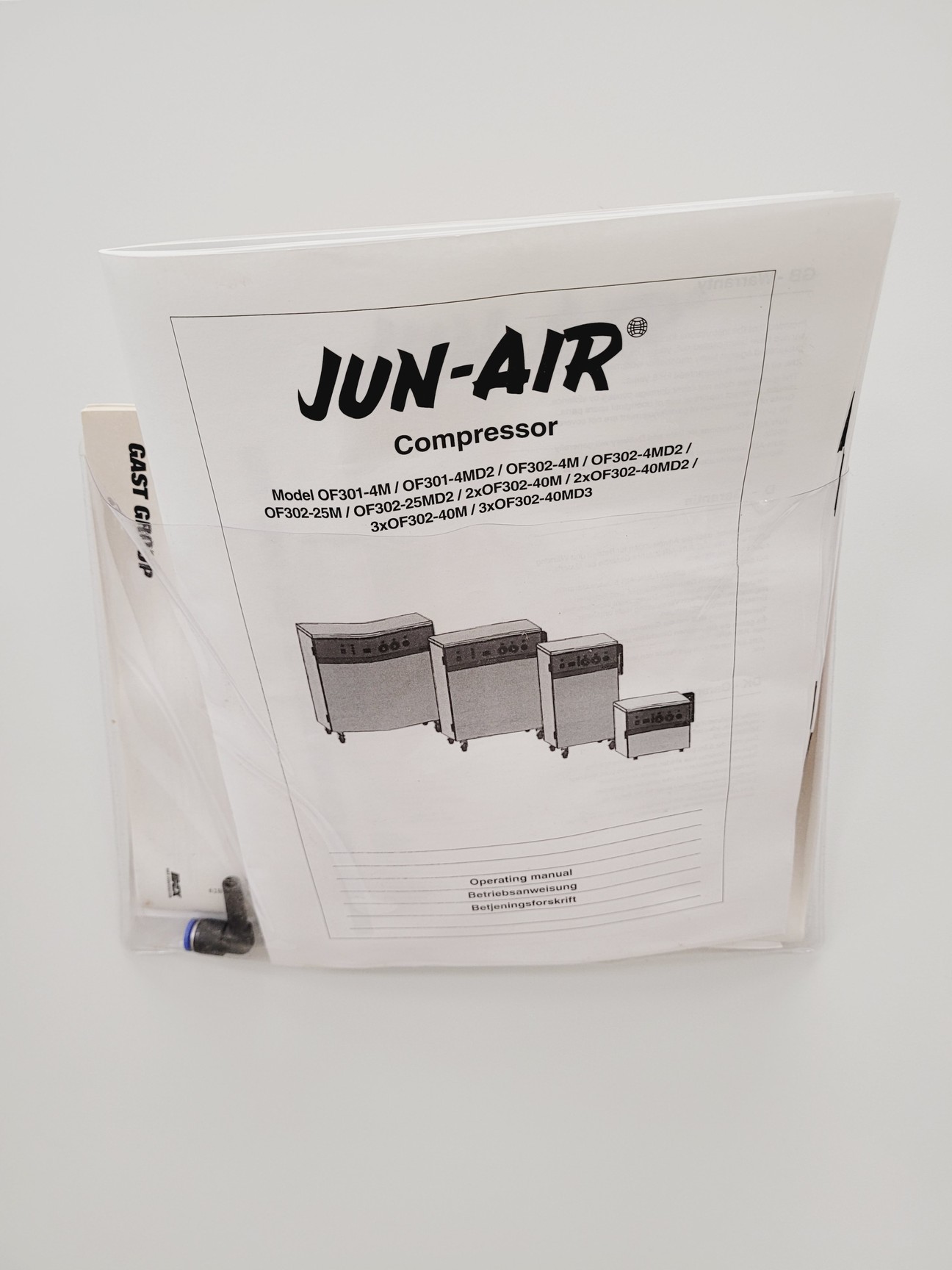 Image of Jun-Air Oil Free Compressor Type - OF302-25MQ 