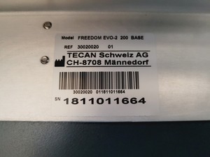 Thumbnail image of Tecan Freedom EVO-2 200 Liquid Handling System with LiHa Arm, Software Lab
