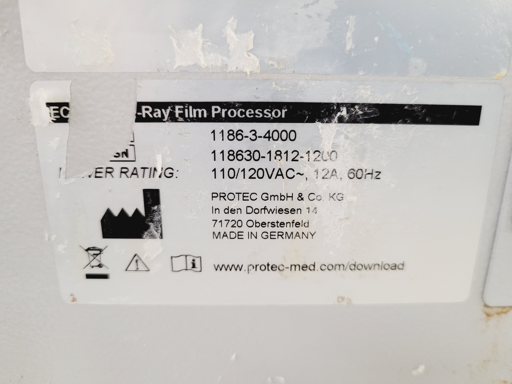 Image of Protec Eco Max X-Ray Film Processor Lab