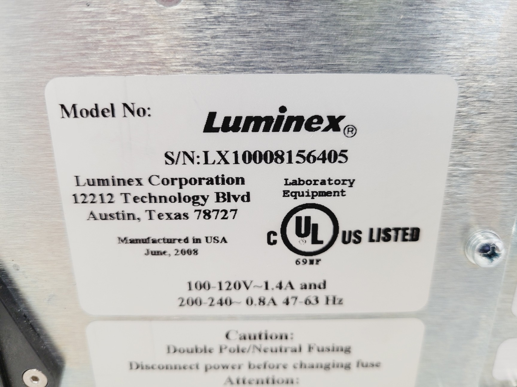 Image of Luminex Bio-Rad Bio-plex 200 System / Luminex XYP - Untested Lab