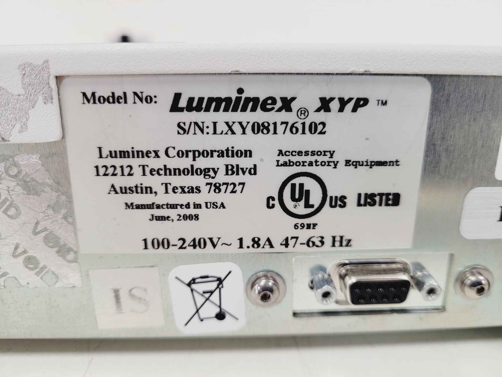 Image of Luminex Bio-Rad Bio-plex 200 System / Luminex XYP - Untested Lab