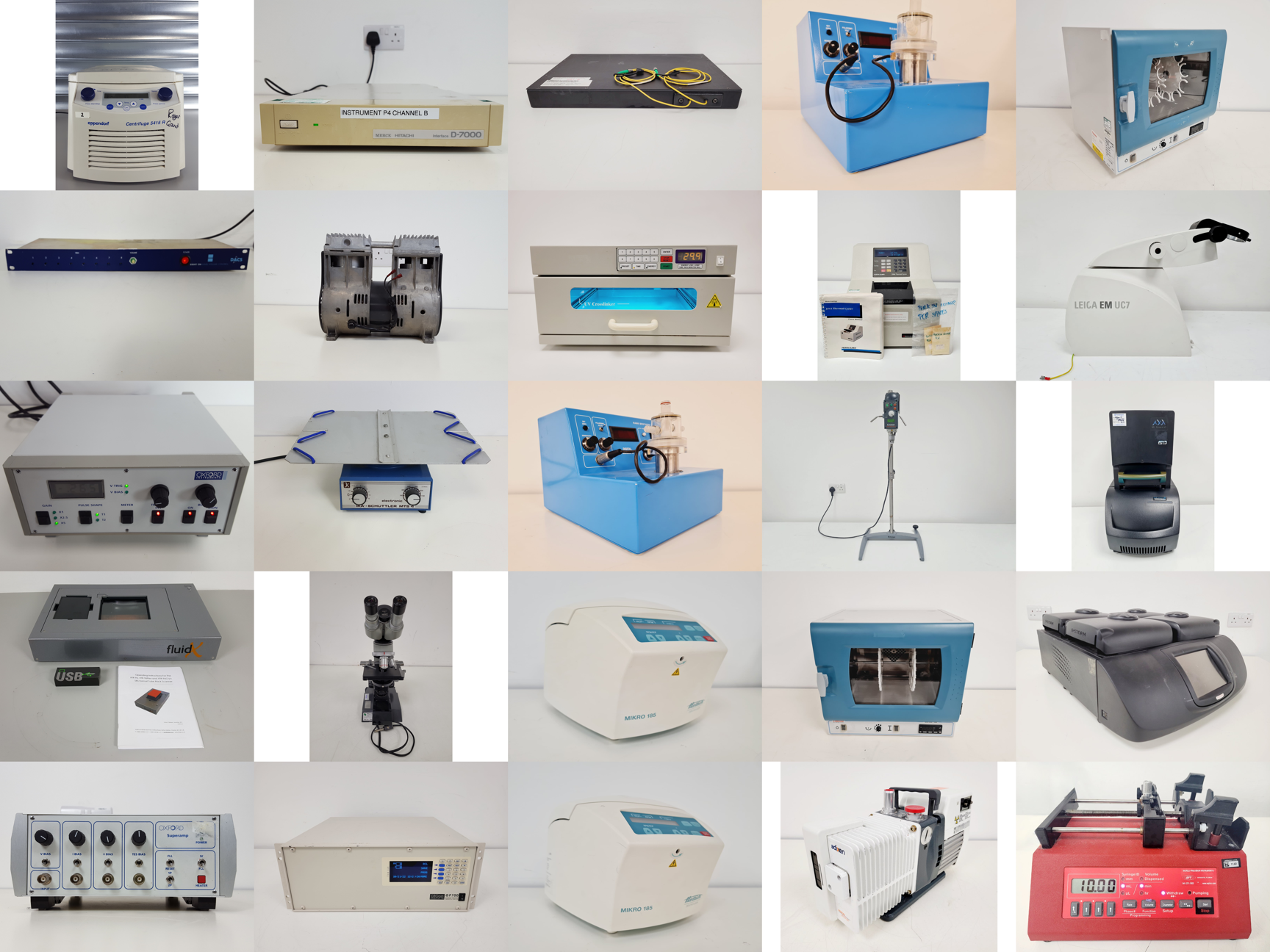 Image of Mixed Job Lot of Laboratory Equipment - Oxford, MJ Research, PeqLab, Hybaid