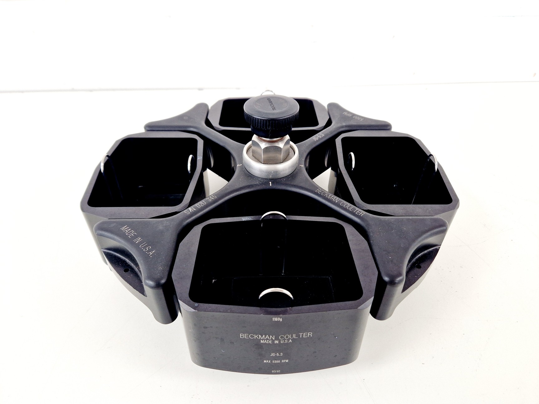 Image of Beckman Coulter JS-5.3 Centrifuge Swing-Out Rotor w/ 4 x JS 5.3 Buckets Lab