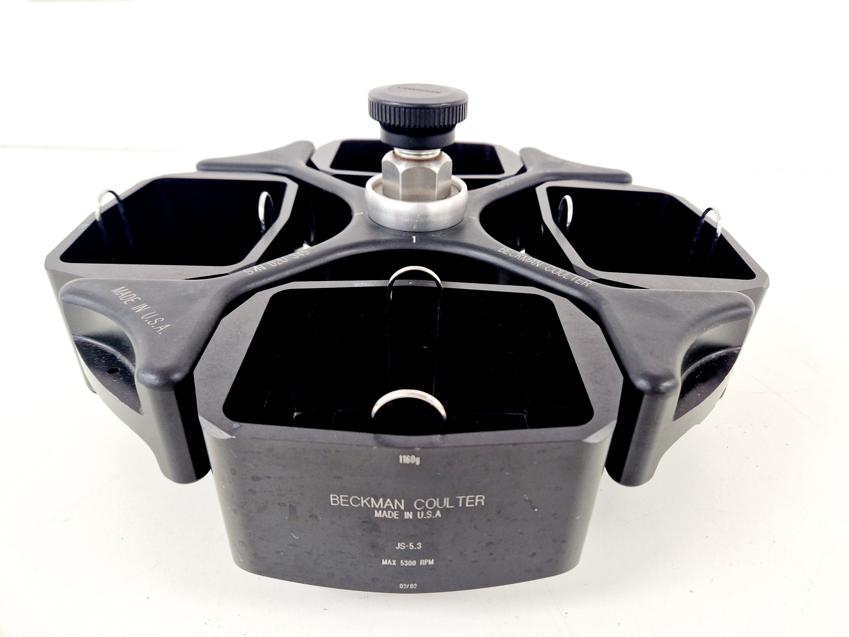 Image of Beckman Coulter JS-5.3 Centrifuge Swing-Out Rotor w/ 4 x JS 5.3 Buckets Lab