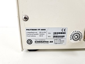 Thumbnail image of Kinematica AG Polytron 4000 Homogenizer Spares/Repair