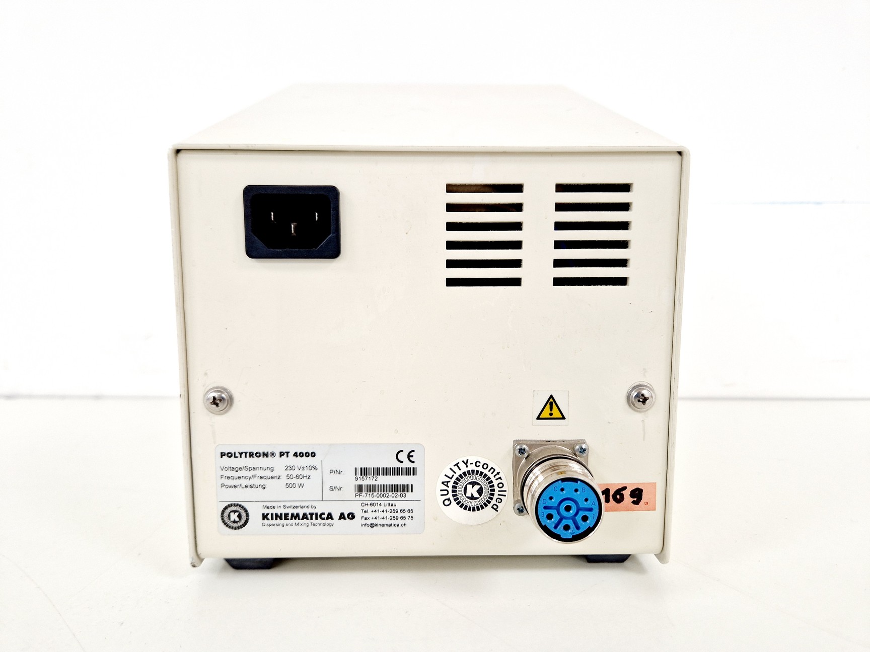 Image of Kinematica AG Polytron 4000 Homogenizer Spares/Repair