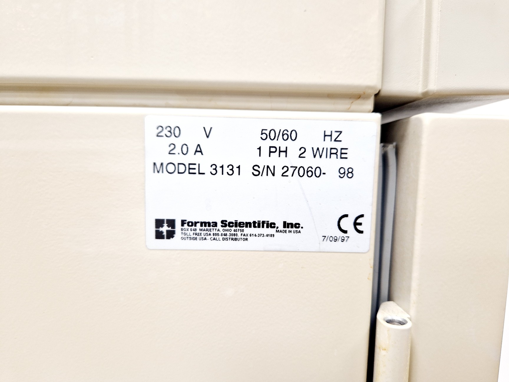 Image of Forma Scientific CO2 Water Jacketed Incubator Model-3131 Lab