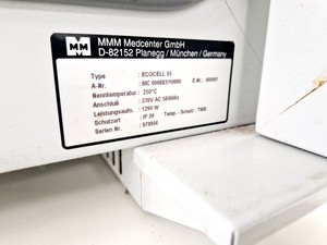 Thumbnail image of Ecocell 55 Laboratory Oven Spares/Repair Lab