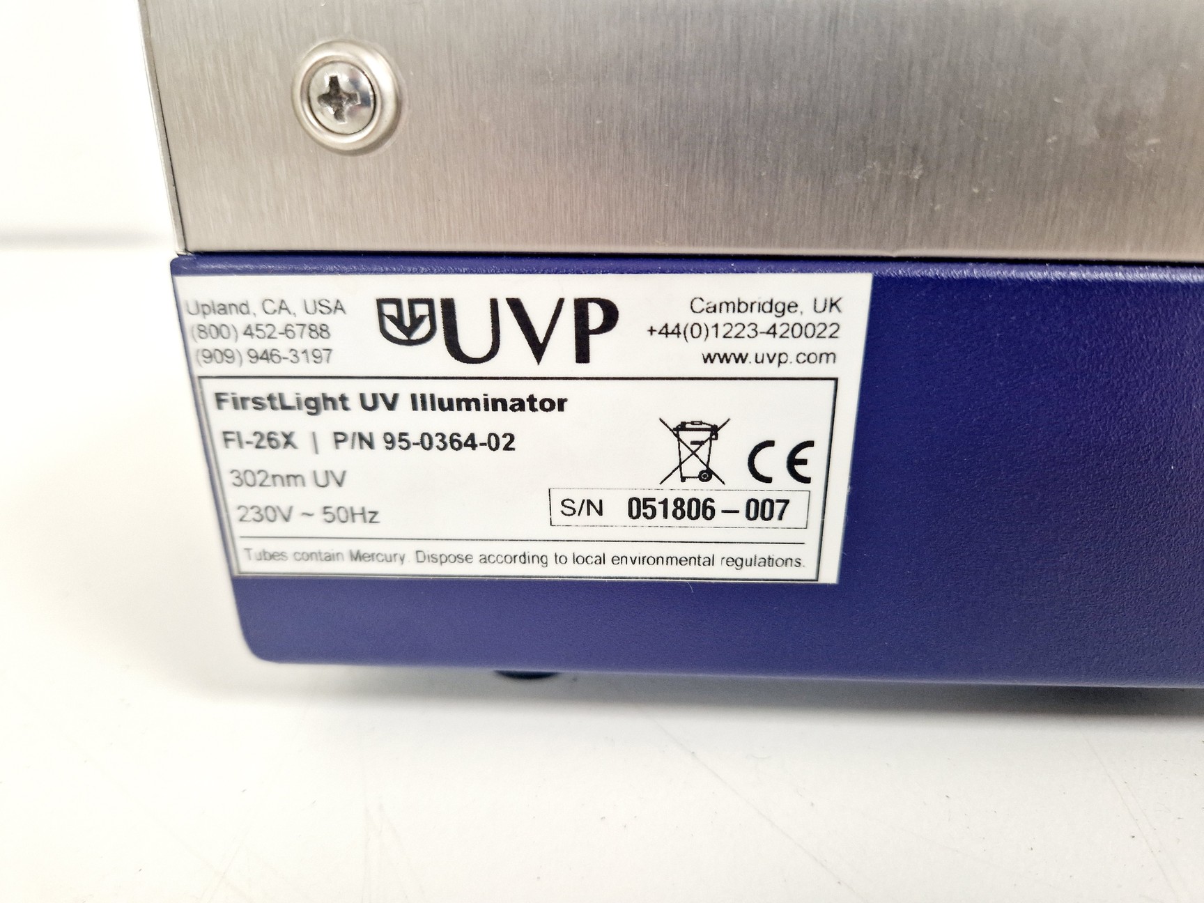 Image of UVP GelDoc-It Imaging System w/ UVP FirstLight UV & HR Camera Spares/Repair Lab