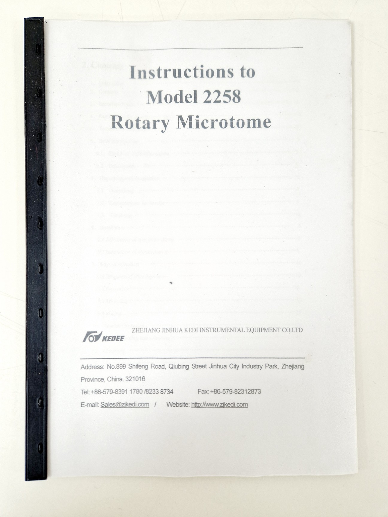 Image of Kedee KD-2258 Rotary Microtome Lab