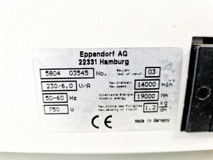 Thumbnail image of Eppendorf BenchTop Centrifuge 5804 Spares/Repair Lab
