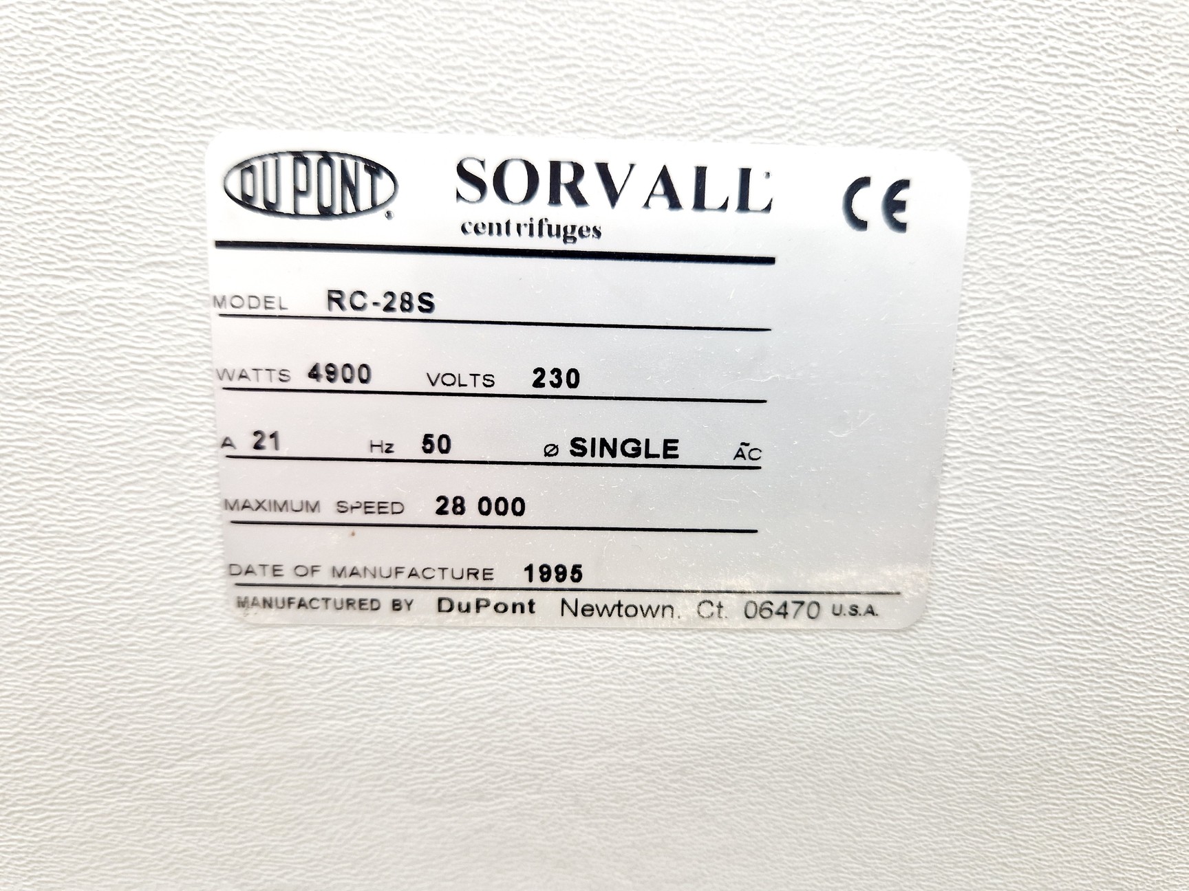 Image of Sorvall RC-28S Floor-Standing Centrifuge Spares/Repair Lab 