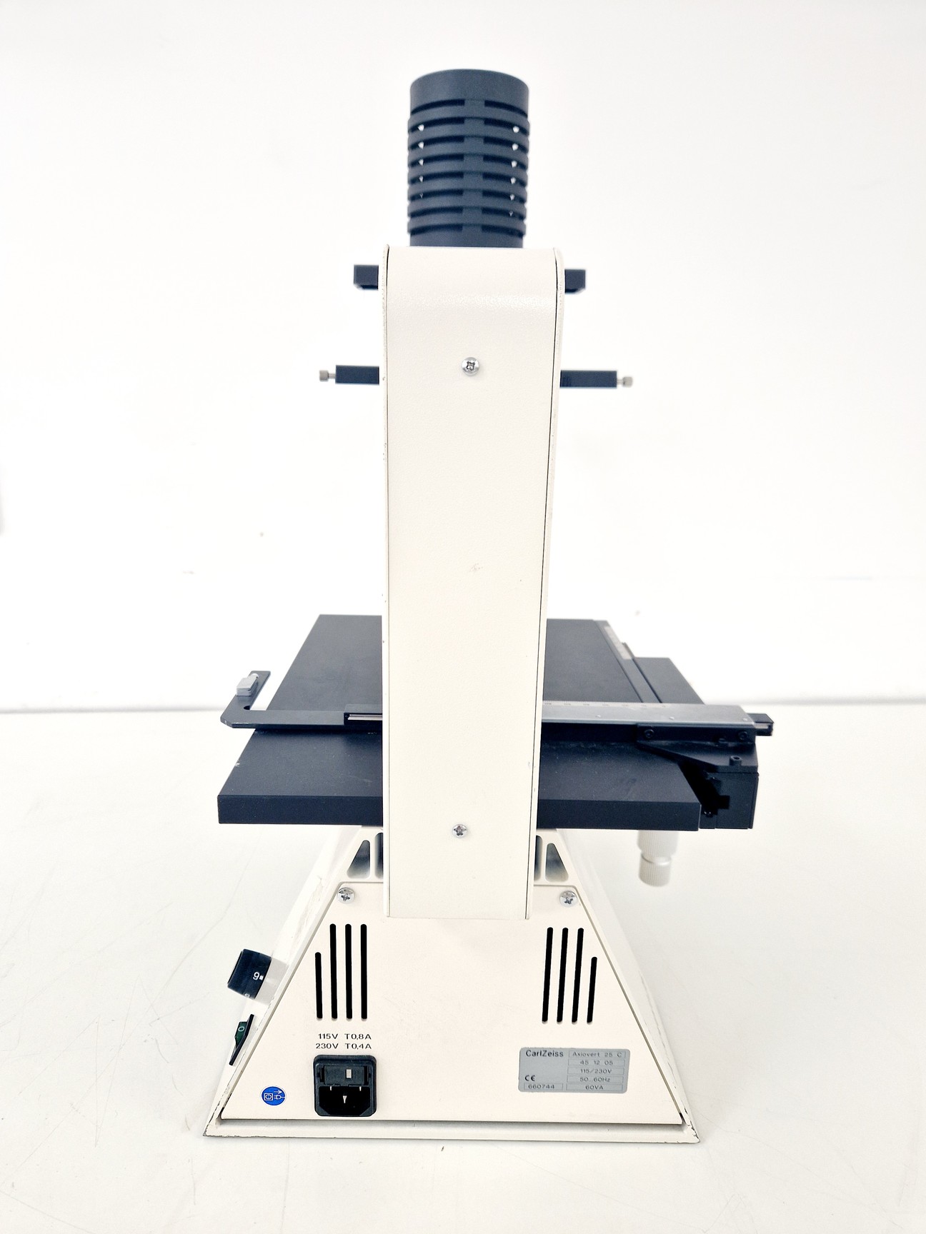 Image of Zeiss Axiovert 25 Microscope w/ 3 x Objectives Achroplan, 4x 10x 20x Lab