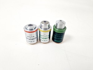 Thumbnail image of Zeiss Axiovert 25 Microscope w/ 3 x Objectives Achroplan, 4x 10x 20x Lab