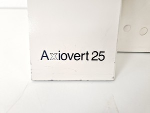 Thumbnail image of Zeiss Axiovert 25 Microscope w/ 3 x Objectives Achroplan, 4x 10x 20x Lab