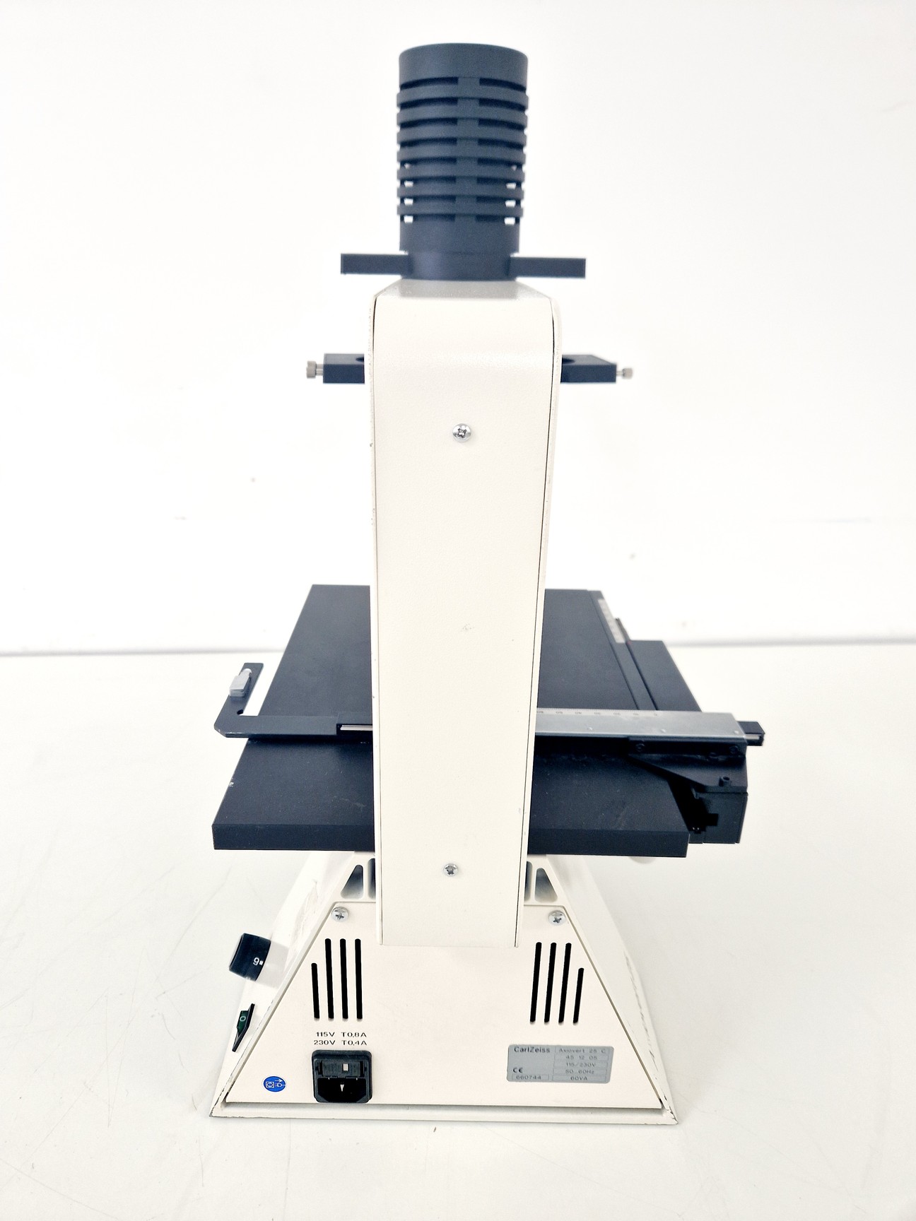 Image of Zeiss Axiovert 25 Microscope w/ 3 x Objectives Achroplan, 4x 10x 20x Lab