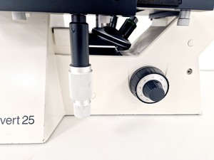 Thumbnail image of Zeiss Axiovert 25 Microscope w/ 3 x Objectives Achroplan, 4x 10x 20x Lab