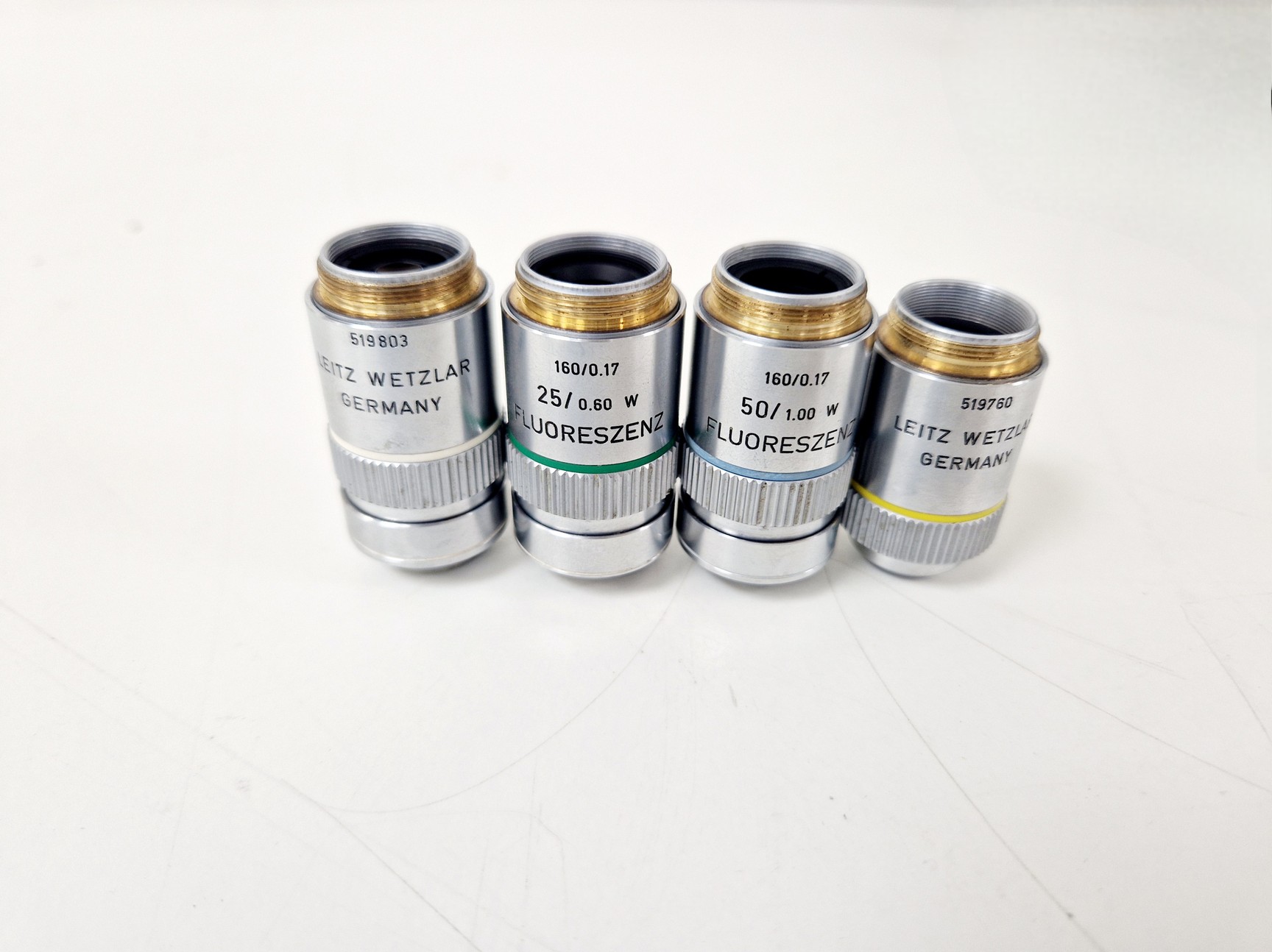 Image of Leitz Laborlux 12 Binocular Microscope w/ 4 x Objectives Spares/Repair Lab