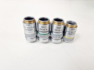 Thumbnail image of Leitz Laborlux 12 Binocular Microscope w/ 4 x Objectives Spares/Repair Lab